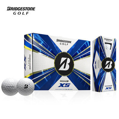 易匯空間 進口正品Bridgestone高爾夫球22新款TourB XS三層球新款可印logo GF741