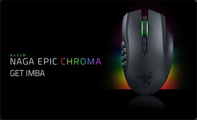 雷蛇 Razer NAGA EPIC Chroma 台灣公司貨 那伽梵蛇 無線 電競滑鼠 RGB 8200dpi 全新