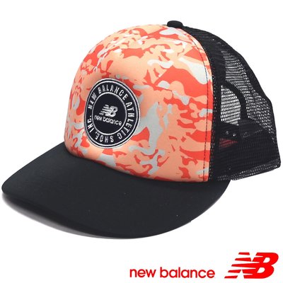 New Balance 8861510125 橘×黑 寬帽眉網帽/卡車帽/特價出清/