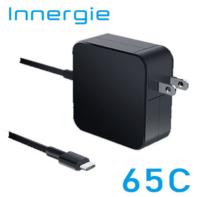 【MR3C】含稅附發票 Innergie 台達電 65C 黑色 65瓦 65W USB-C 筆電充電器