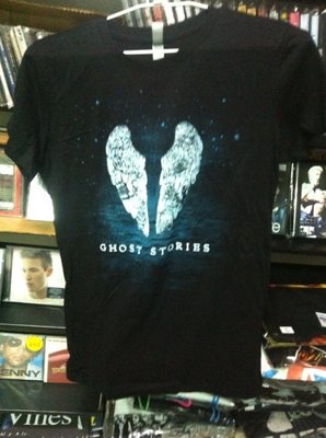 00T恤 全新 Coldplay - Ghost Stories 全新SS 黑色