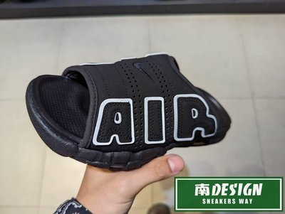 現貨 限時特價 南🔥NIKE Air More Uptempo 拖鞋 氣墊 泡棉 緩震 女款 黑 FD5983-001