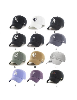 【IMPRESSION】47BRAND CLEAN UP CAP MLB 多色 大標 小標 棒球帽 老帽 47 現貨