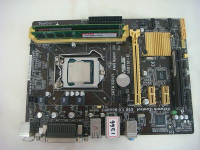 《盛立電腦》Asus H81M-C+i3-4130+8G 1150腳位 主機板(附檔板)(1266)(電腦維修服務)