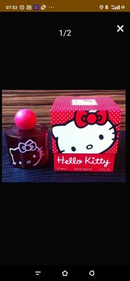 hello kitty 凱蒂貓限量版親吻女孩香水淡香精100ml日本買回限量款