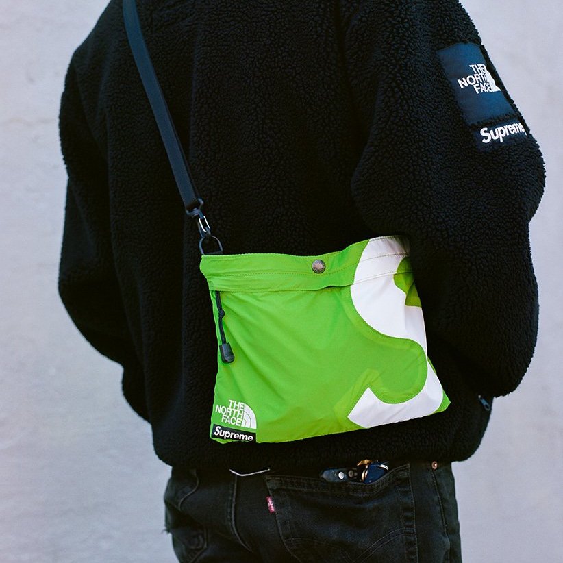 LimeLight Supreme x The North Face S Logo Shoulder Bag