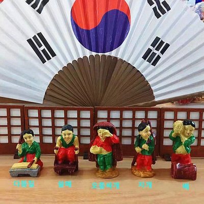 【熱賣精選】朝鮮族工藝品韓服人偶卡通可愛公仔娃娃韓國民俗禮品教室布置擺件