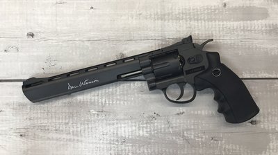 《GTS》 ASG Dan Wesson 真槍授權刻字 8吋左輪手槍 黑色 CO2 16182