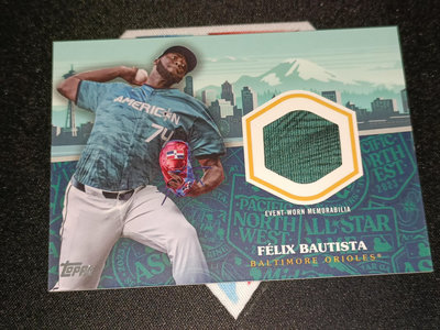 2023 Topps Update  Felix Bautista  All Star Stitches  Relic Baltimore Orioles