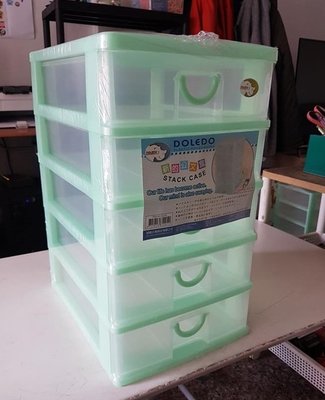 小毛居家『DOLEDO AD-05五層公文盒』含稅開發票 塑根 桌上置物盒 透明收納箱 文具收納