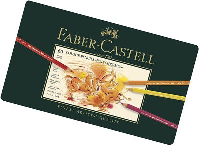 德國 輝柏 Faber-Castell 60色 油性色鉛筆 鐵盒裝【110060】
