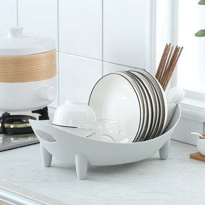 家用廚房可瀝水碗架廚房多用碗筷餐具收納架簡約碗架