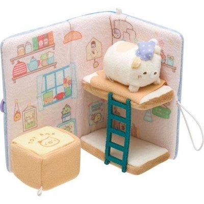 【簡單旅行屋 JP】現貨 日本 角落 生物 生活 小夥伴 貓咪 房間 上下鋪 臥室 床鋪 繪本 場景 遊戲書 娃娃 玩偶