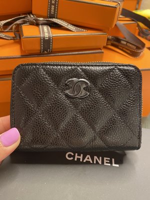 Chanel all black 系列 零錢包 預售ㄧ個 幾乎絕版品😎 我愛麋鹿歐美精品全球代購since2005💜