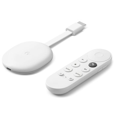 【竭力萊姆】全新 可更新韌體 Chromecast with Google TV 白色4K 60Hz HDR+電視棒