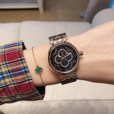 二手全新Lv路易威登女錶  藍寶石鏡面，瑞士進口機芯時尚腕錶尺寸32mm