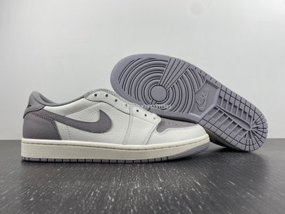 Air Jordan 1 Low“Atmosphere Grey”白灰紫 簡約 低幫 滑板鞋CZ0790-101