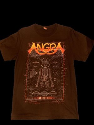 【搖滾帝國】知名速度金屬樂團ANGRA 2018巡迴演唱會台北站 樂團巡迴短袖T恤 (L, M)