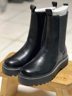 台灣現貨 全新 瑞典品牌 H&M HM EUR36 切爾西靴 女靴 短靴 靴子 短靴 皮鞋 馬丁鞋-C3