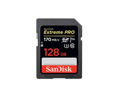 ☆昇廣☆ SANDISK Extreme Pro SD 128GB 170MB/s V30 SDXC記憶卡《刷卡0利率》