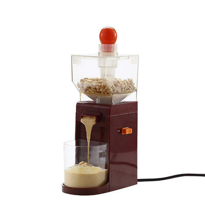 亞馬遜家用小型花生醬機全自動料理機堅果研磨花生機110V堅果研磨