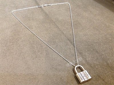 二手旗艦 Tiffany &amp; Co 蒂芬妮 特惠商品 不接受議價 鎖頭 項鍊 飾品 銀飾(中友店) 17503