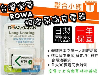 【聯合小熊】ROWA Sony BX1 NP-BX1 電池 RX100M2 WX300 HX300 HX50V