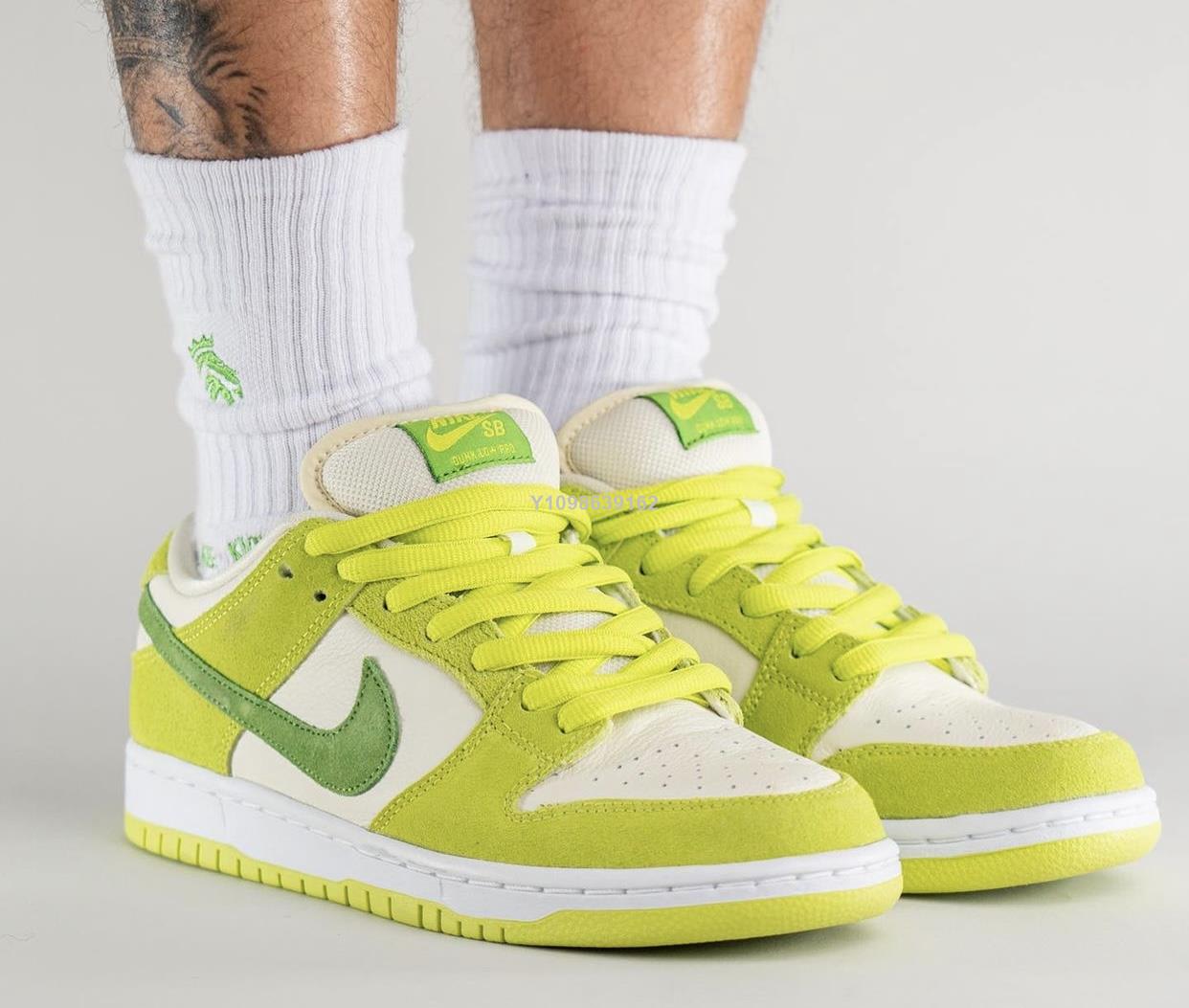 代購】Nike SB Dunk Low“Green Apple”青蘋果綠色低幫休閒百搭滑板鞋