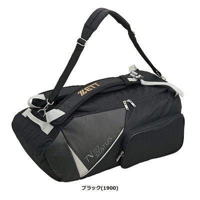 棒球世界全新 日本進口 ZETT NEOSTATUS 遠征袋 個人裝備袋多種背法特價 (BAN620)黑色