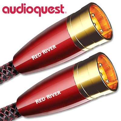 【高雄富豪音響】美國線聖 Audioquest Red River 紅河 XLR平衡訊號線