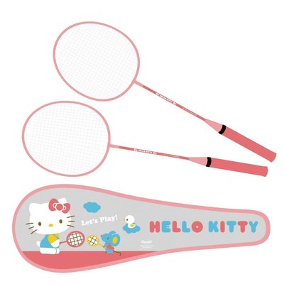 佳佳玩具 ------ 正版授權 Hello Kitty KT 雙人羽球拍 羽毛球拍 KT羽拍【052480】