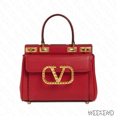 【WEEKEND】 VALENTINO Mini Alcove 迷你 手提包 肩背包 斜背包 紅色