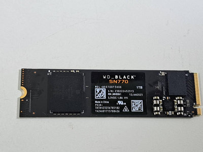 【 大胖電腦 】WD BLACK SN770 1T/M2 SSD/NVME/PCIE4.0/原廠保固/直購價2000元