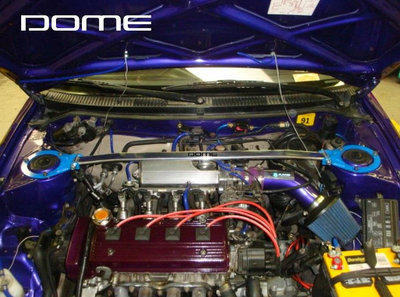 【童夢國際】DOME RACING TOYOTA 93+ COROLLA 引擎室拉桿 平衡桿 鋁合金 前上拉桿 LLA