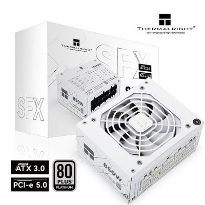 ~進店折扣優惠~TPFX850-W白色ATX3.0白金全模組SFX小電源850W ITX機箱電源