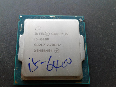 【 創憶電腦 】Intel Core i5-6400 2.7GHZ 1151 腳位 CPU 直購價700元