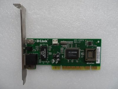 《二手》友訊 D-Link DFE-530TX PCI 10100M高速乙太網路卡