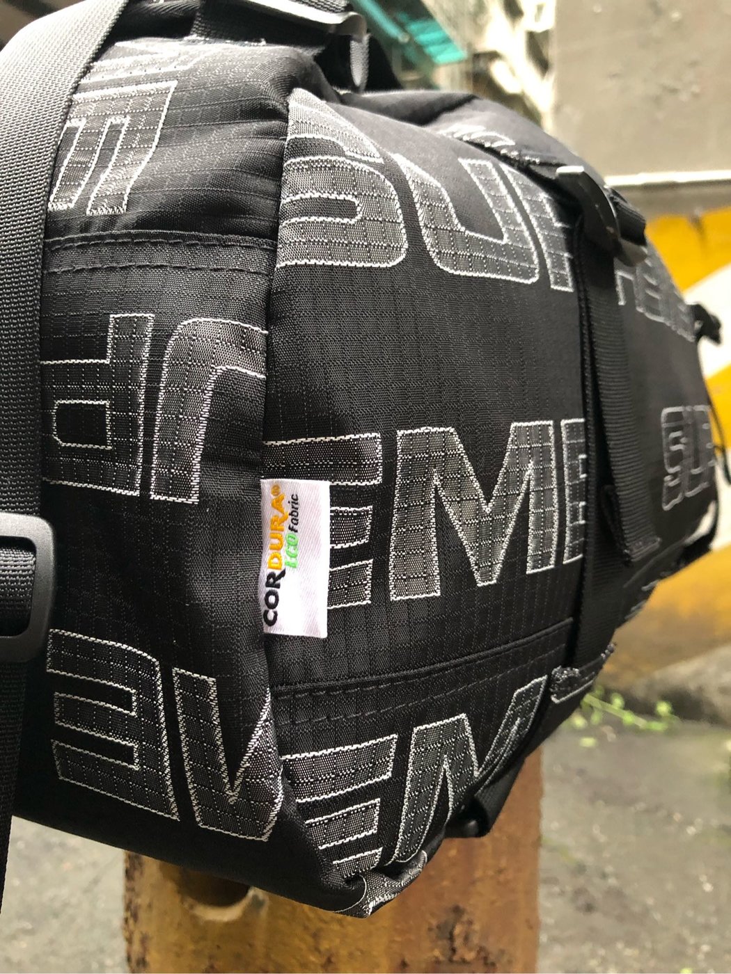 現貨2021AW Supreme Duffle Bag 旅行袋旅行包手提側背編織黑色| Yahoo