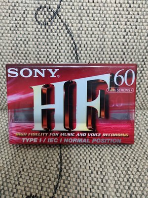 SONY HF60分 空白錄音帶 空白帶 卡帶 C-60HFB