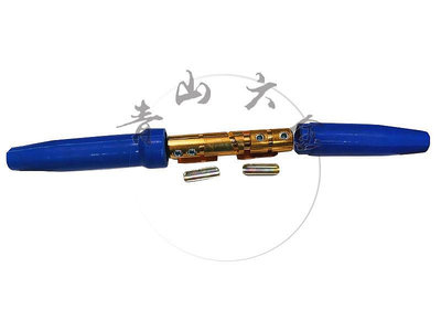 『青山六金』附發票 小歐快 電焊機 配件 35~50mm 快速接頭 快接 藍色 小歐 公 母 接頭 氬焊機 CO2