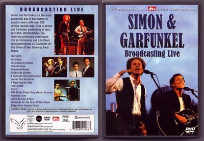 音樂居士新店#Simon & Garfunkel -  Broadcasting Live (/dts) DVD