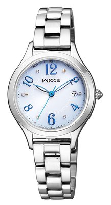 日本正版 CITIZEN 星辰 WICCA KS1-210-91 女錶 女用 手錶 電波錶 太陽能充電 日本代購