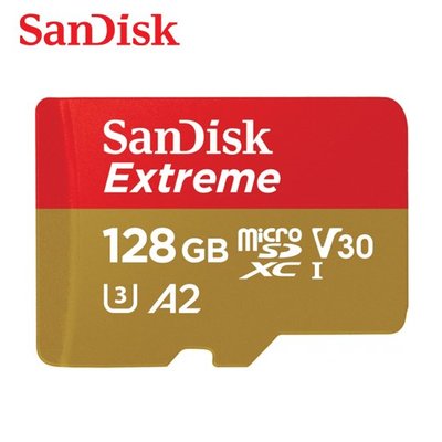 SanDisk 128G Extreme A2 V30 U3 microSDXC 記憶卡 (SD-SQXAA-128G)