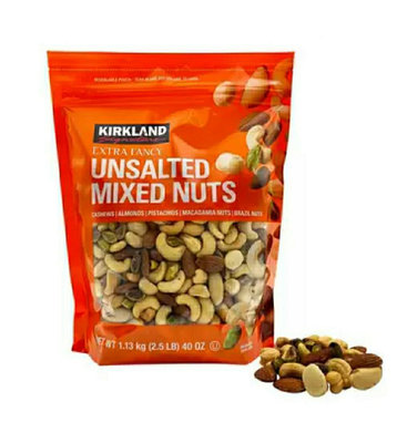 無調味綜合堅果1.13公斤 免運請看末圖 Costco好市多 Kirkland科克蘭 Mixed unsalted nuts 1.13kg 淡水可自取