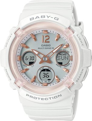 日本正版 CASIO 卡西歐 Baby-G BGA-2800-7AJF 女錶 手錶 電波錶 太陽能充電 日本代購