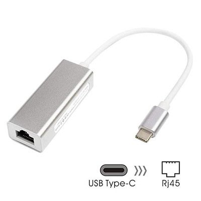 品名: TYPE-C to RJ45 10/100/1000Mps RJ45網卡接頭USB3.1轉網卡 J-14705