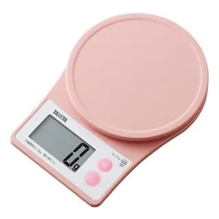 【水蘋果烘焙材料】TANITA 電子秤 KJ-216 2KG/1g 粉色 食品秤 食物秤 V-013