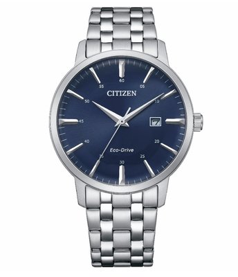 [價錢可商量】CITIZEN 星辰 光動能簡約手錶（藍) BM7461-85L /40mm