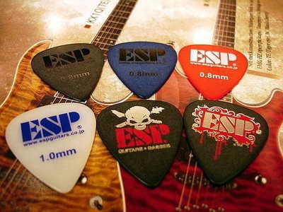 ☆ 唐尼樂器︵☆超酷 ESP 電吉他 Bass 用彈片/ PICK (Fender/ Gibson/ Jackson/ PRS/ Suhr 等適用)