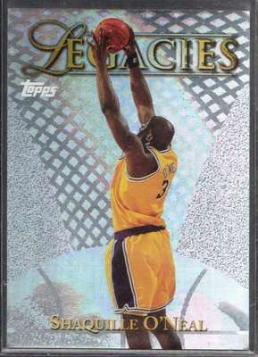 98-99 TOPPS LEGACIES #L5 SHAQUILLE O'NEAL